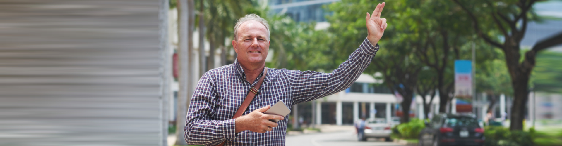 a guy hailing